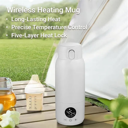 Portable Electric Heating Mug 16.9oz Long Lasting