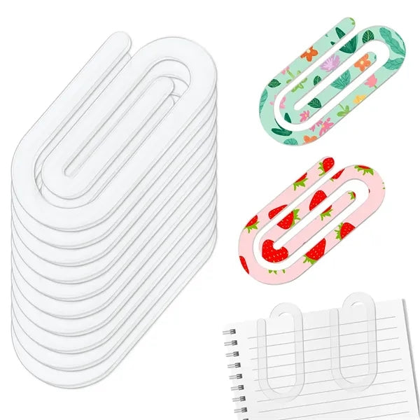 DIY Sublimation Acrylic Paper Clip Bookmark
