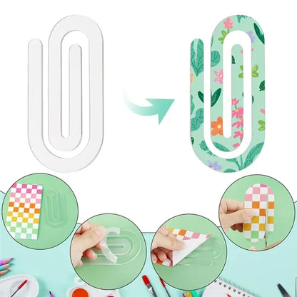DIY Sublimation Acrylic Paper Clip Bookmark