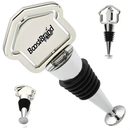 Laser Engraved House Shaped Wine Stopper Real Estate Gift