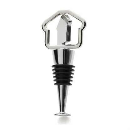 Laser Engraved House Shaped Wine Stopper Real Estate Gift
