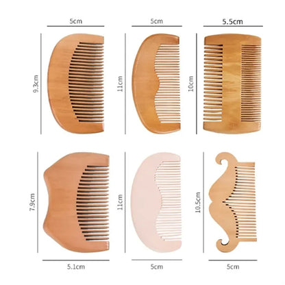 Custom Eco-friendly Natural Wooden Hair Comb