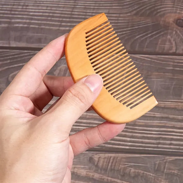 Custom Eco-friendly Natural Wooden Hair Comb