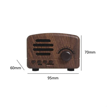 Retro-Style Wireless Speaker with BT Functionality
