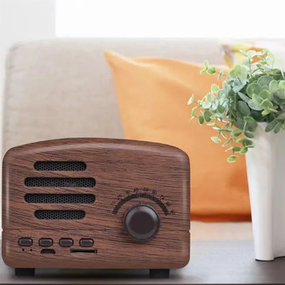 Retro-Style Wireless Speaker with BT Functionality