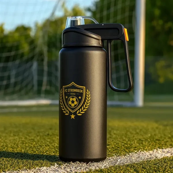 Ankaa Sports Bottle w/Straw & Handle - 33oz