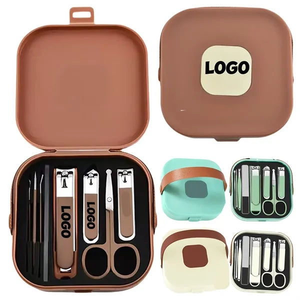 Personal Grooming Kit with Nail Clippers and Travel Case