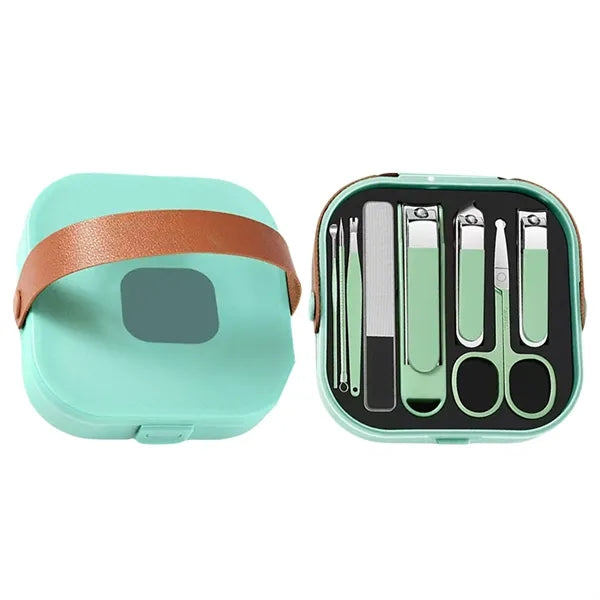 Personal Grooming Kit with Nail Clippers and Travel Case