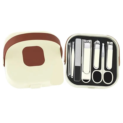 Personal Grooming Kit with Nail Clippers and Travel Case