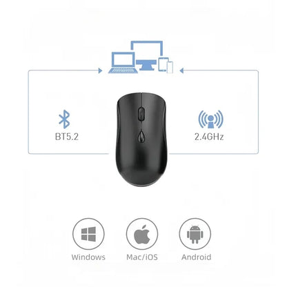 Wireless Bluetooth Multicolor Mouse 2.4G Silent Rechargeable