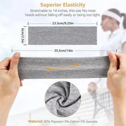 Yoga Running Sport Non Slip Elastic Sweat Hairband
