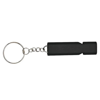 Aluminum Survival Whistle Dual Tube Outdoor Emergency Tool