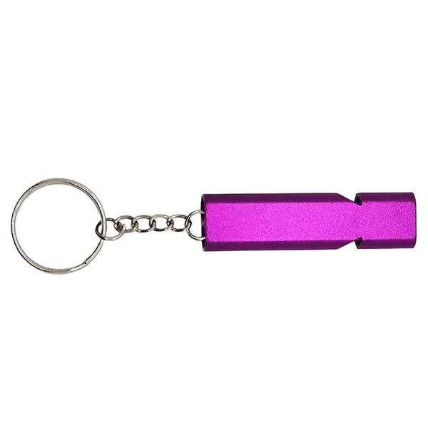 Aluminum Survival Whistle Dual Tube Outdoor Emergency Tool