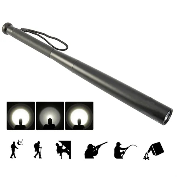 Heavy-Duty LED Flashlight with Multi-Mode Lighting