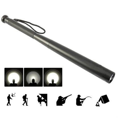 Heavy-Duty LED Flashlight with Multi-Mode Lighting