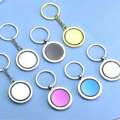 Custom Logo Metal Round Keychain Promotional Gift