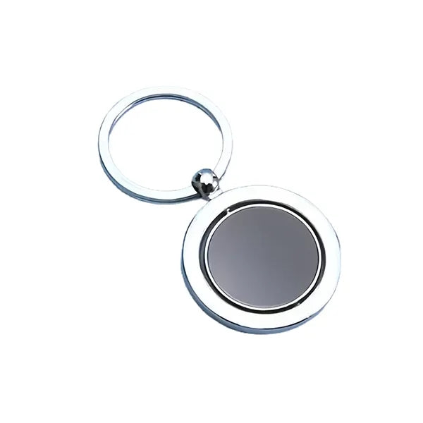 Custom Logo Metal Round Keychain Promotional Gift