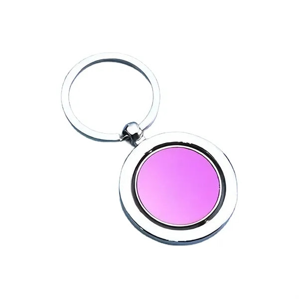Custom Logo Metal Round Keychain Promotional Gift