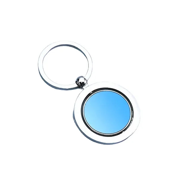 Custom Logo Metal Round Keychain Promotional Gift