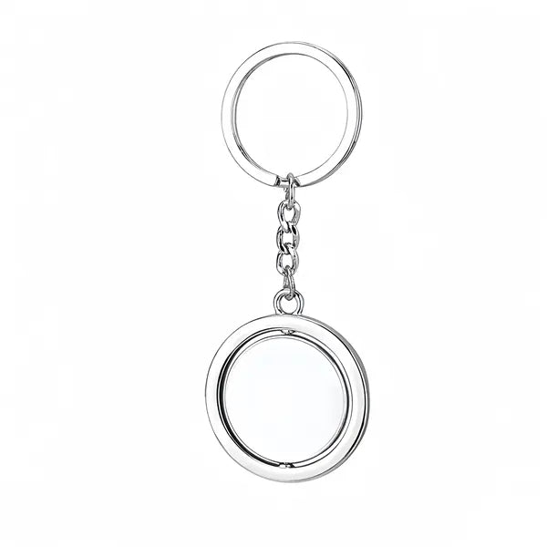 Custom Logo Metal Round Keychain Promotional Gift