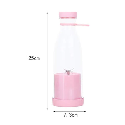 14Oz. Portable USB Rechargeable Blender Bottle
