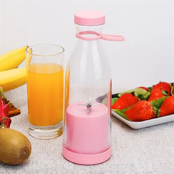 14Oz. Portable USB Rechargeable Blender Bottle