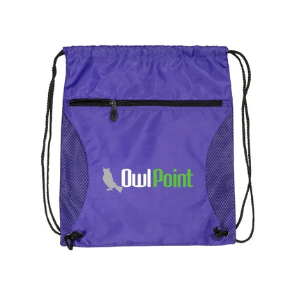 Mesh Drawstring Backpack