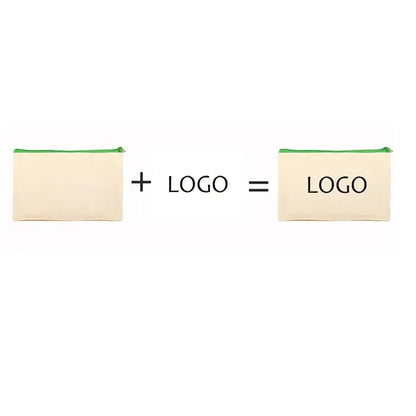 Blank DIY Craft Canvas Pencil Pen Case