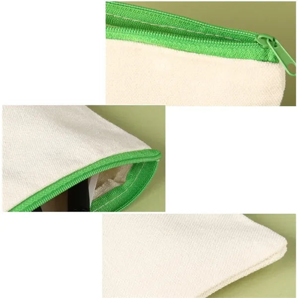 Blank DIY Craft Canvas Pencil Pen Case