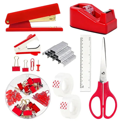 Various Pcs Macaron-Color Practical Office Supplies Set