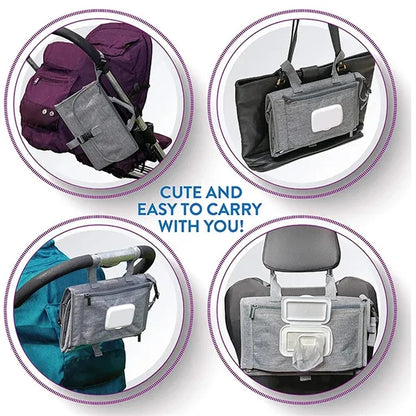 Smart Baby Diaper Changing Pad Travel Bag W/ Wipe Dispenser