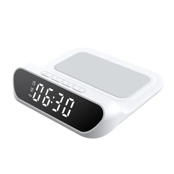 Dual Function 15W Wireless Charger LED Display Alarm Clock