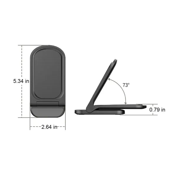 LED Indicator Anti-Slip 15W Fast Wireless Charger Stand