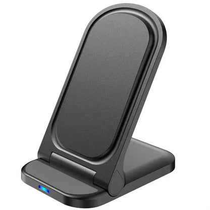 LED Indicator Anti-Slip 15W Fast Wireless Charger Stand