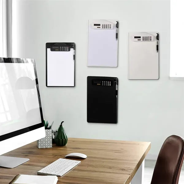 A4 Clipboard with Solar Rechargeable Calculator