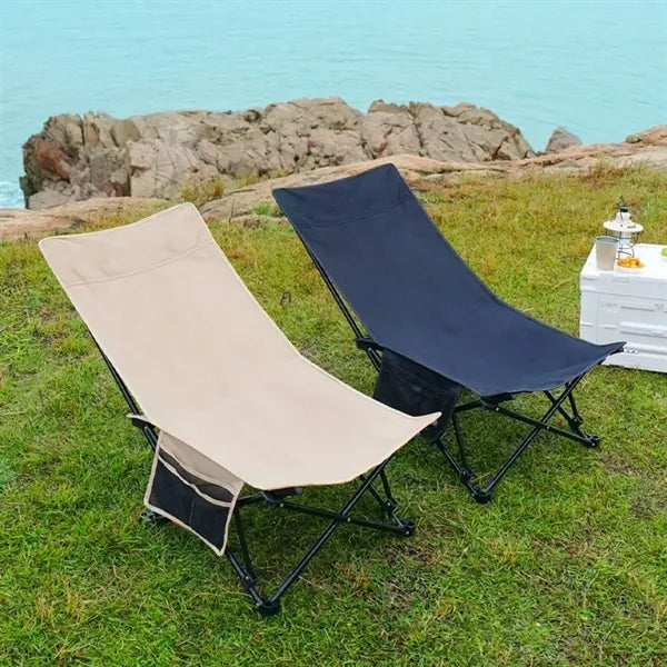 Portable Beach Leisure Low Foot Chair for Sitting and Lying