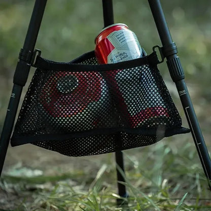Foldable Camping Round Table Liftable with Two Height Levels