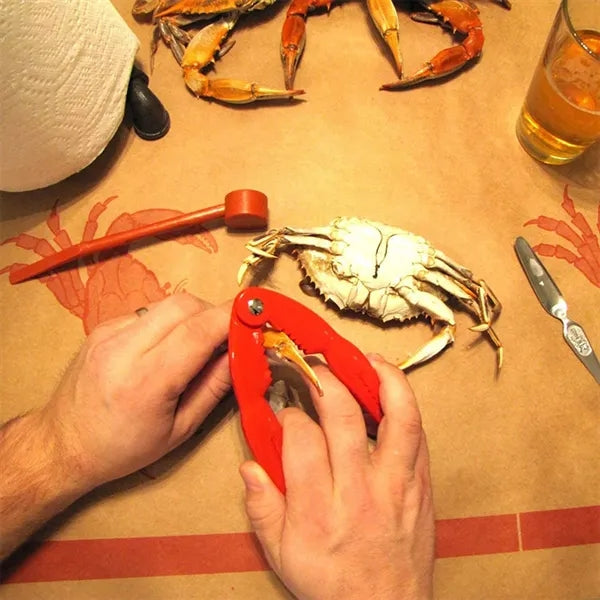 Special Red Lobster Shell Shaped Aluminum Alloy Crab Claws