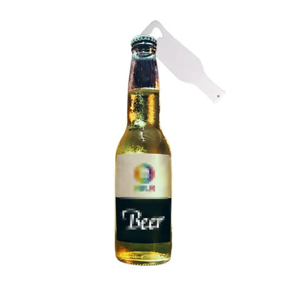 Beer Bottle-Shape Lever Stainless Steel Bottle Opener