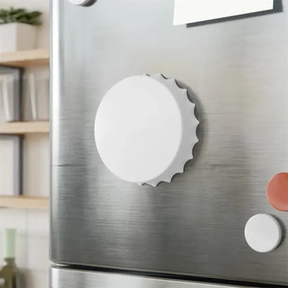 Dual Function Anti-Slip Grip Magnetic Bottle Opener