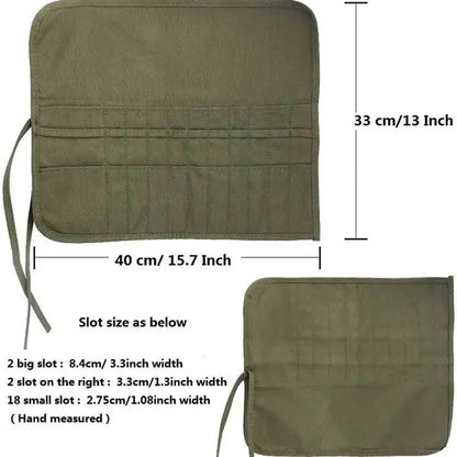 Canvas Paint Brush Holder