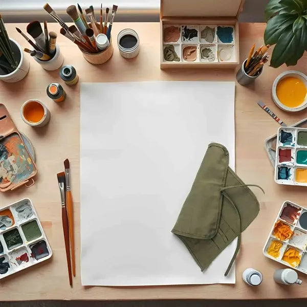 Canvas Paint Brush Holder