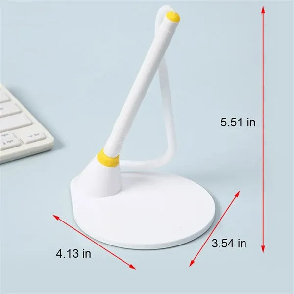 Fixed Countertop Ballpoint Pen with Anti-Lost Hinge