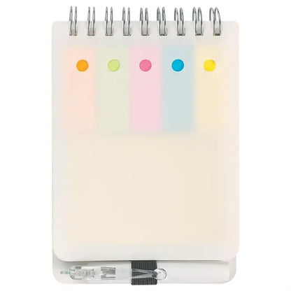 Minimalist Portable PP Cover Vertical Spiral Notebooks