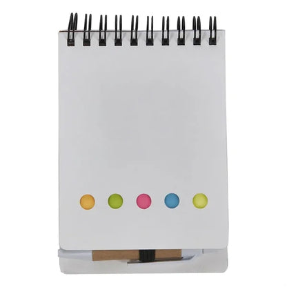 Mounted Paper Cover Book Set with Sticky Notepad Index Tabs