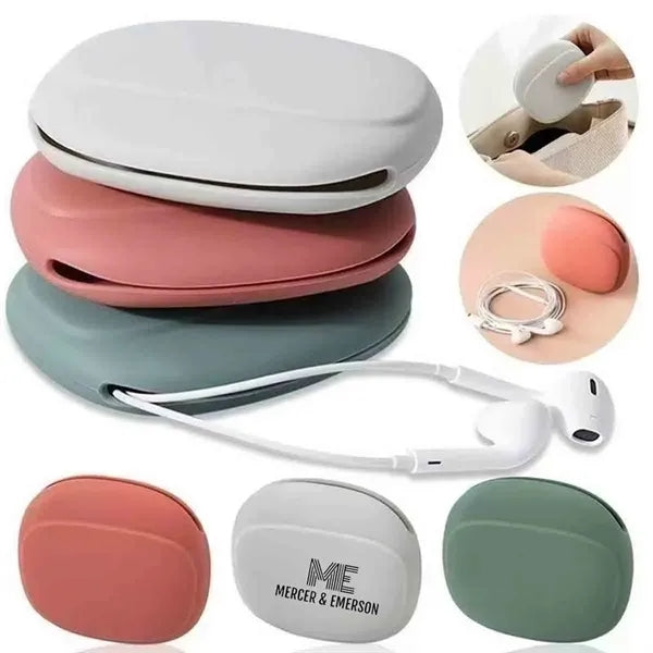 Silicone Data Cable Storage Bag