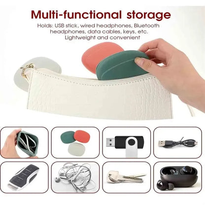 Silicone Data Cable Storage Bag
