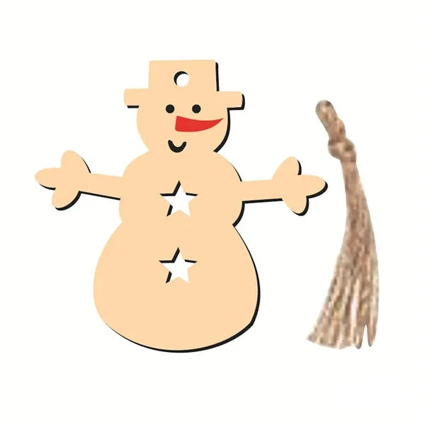 DIY Hand-Painted Wooden Christmas Decoration