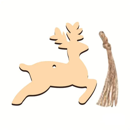 DIY Hand-Painted Wooden Christmas Decoration