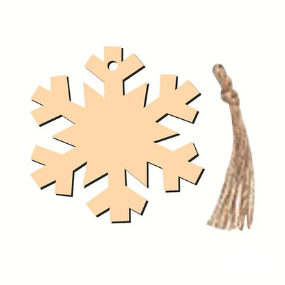 DIY Hand-Painted Wooden Christmas Decoration